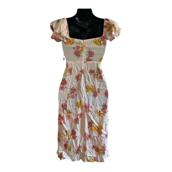 Astr the label KAYLI DRESS BLUSH MULTI FLORAL - Picture 6 of 14